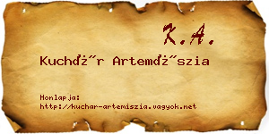 Kuchár Artemíszia névjegykártya